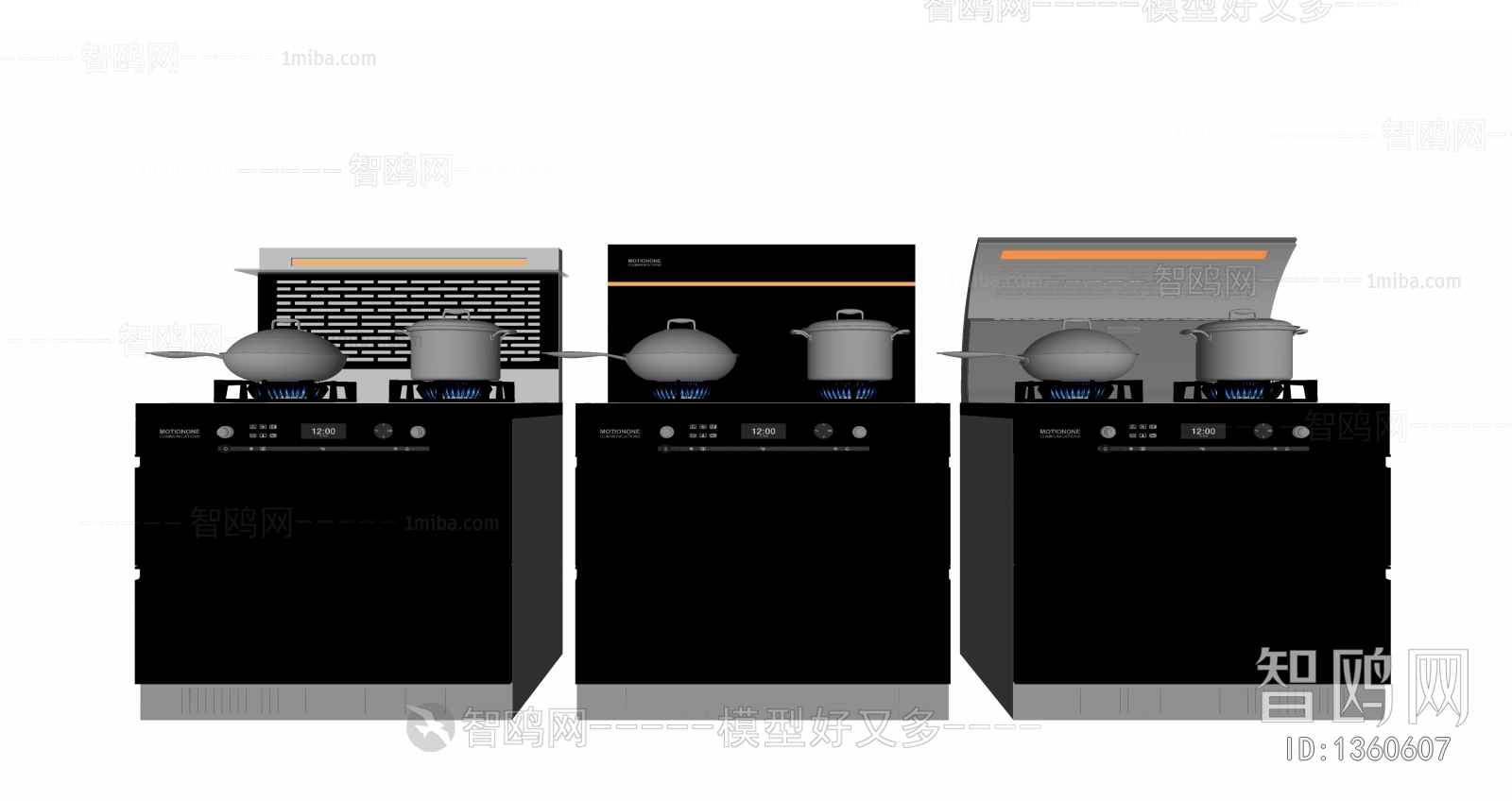 Modern Kitchen Electric Gas Range