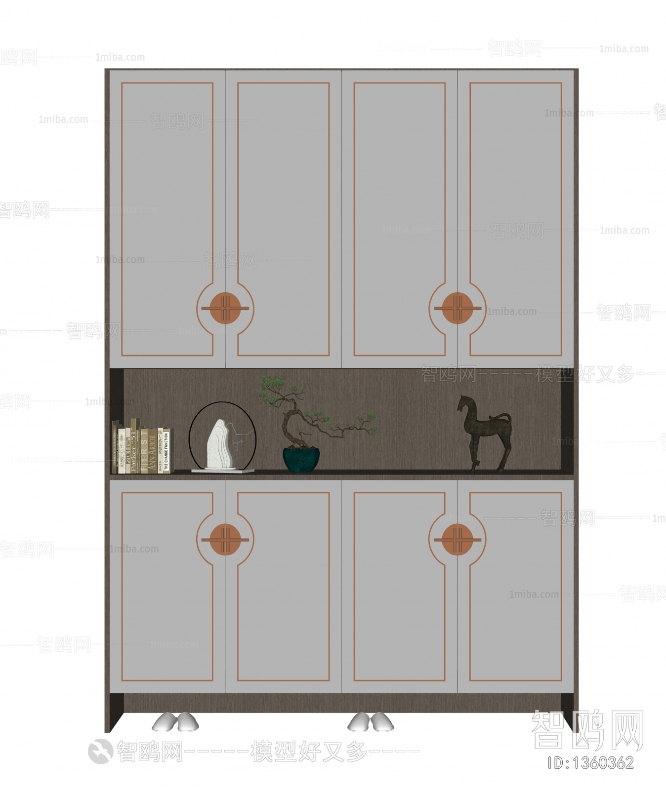 New Chinese Style Shoe Cabinet