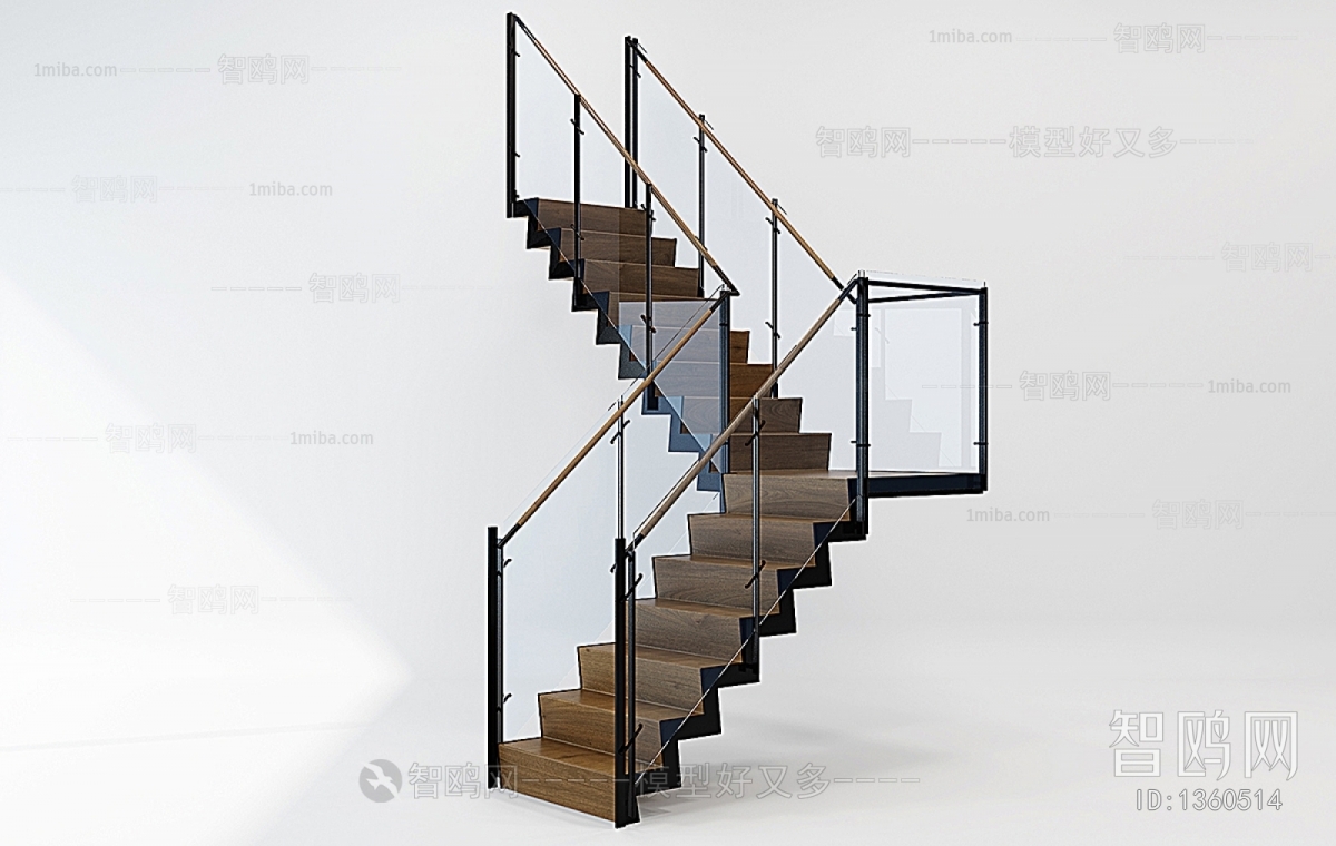 Industrial Style Stair Balustrade/elevator