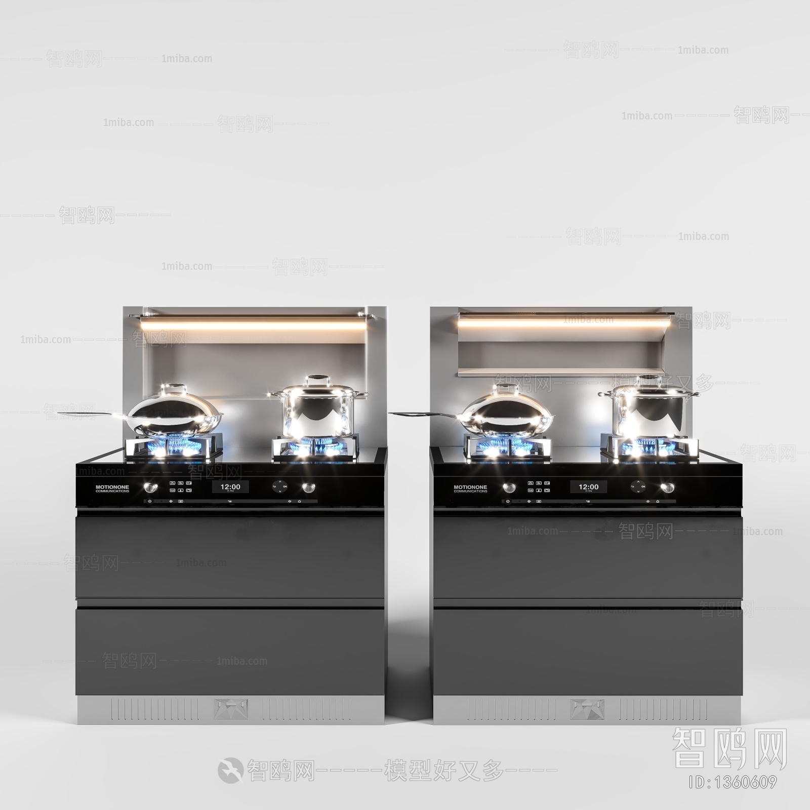 Modern Kitchen Electric Gas Range