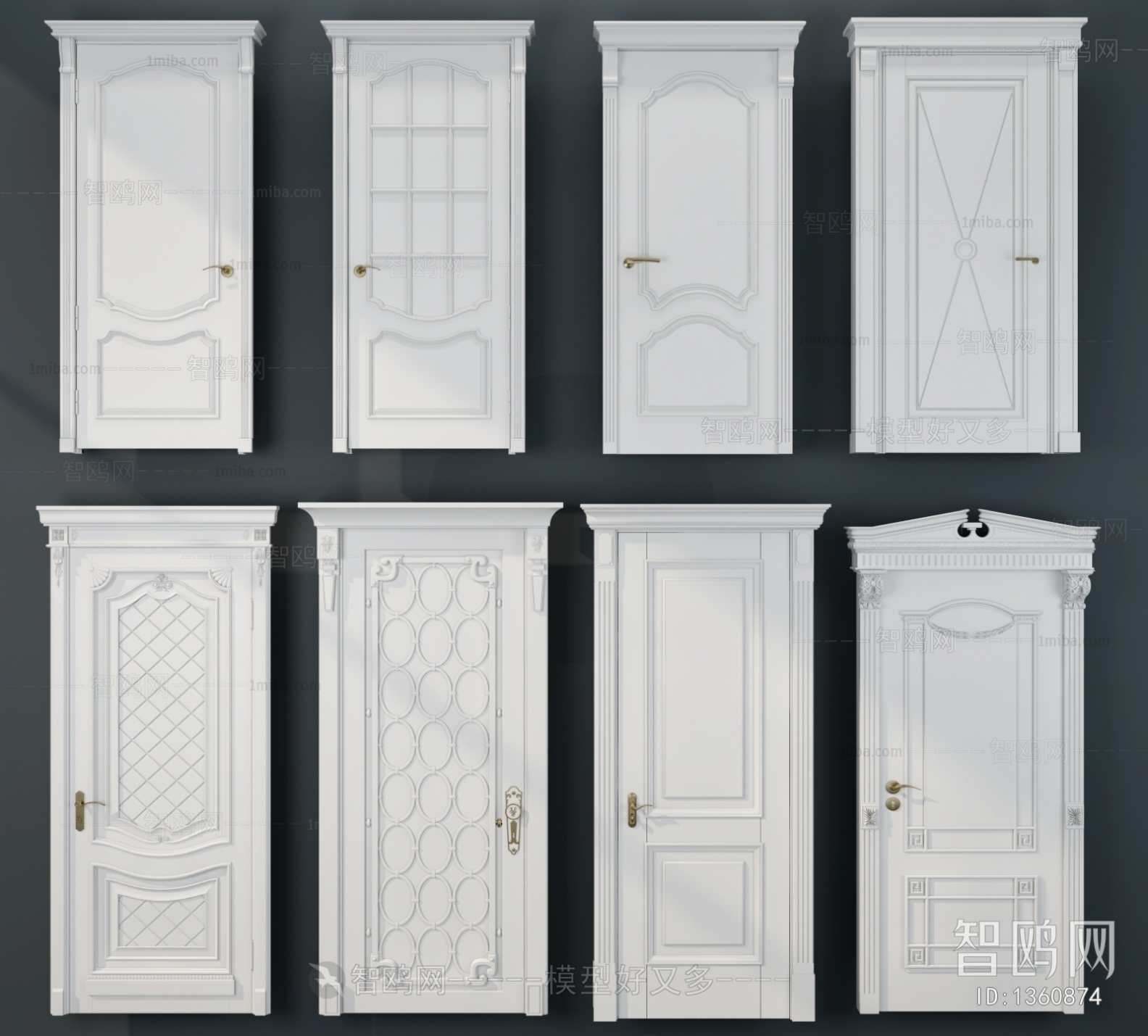 Simple European Style Door