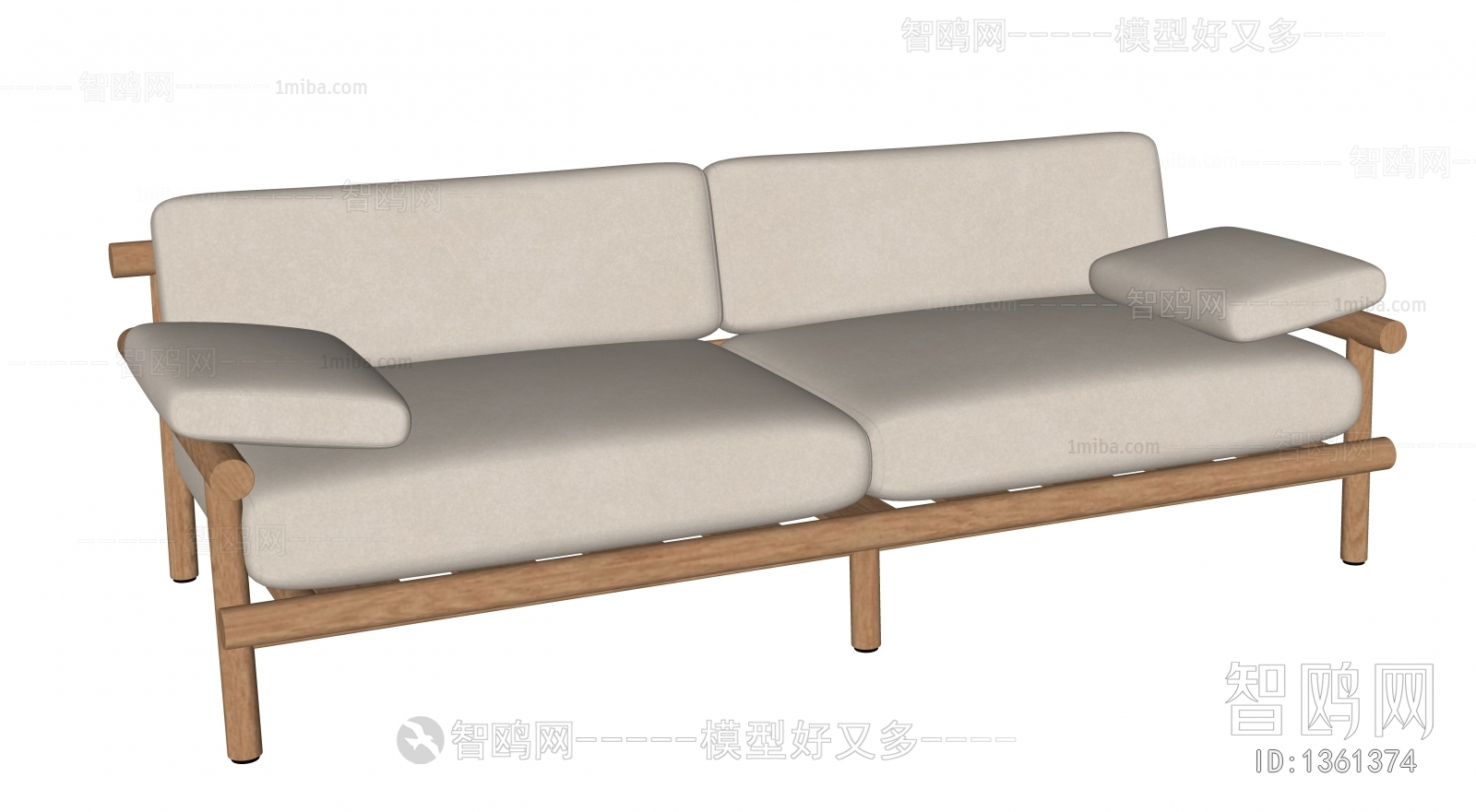 Wabi-sabi Style A Sofa For Two