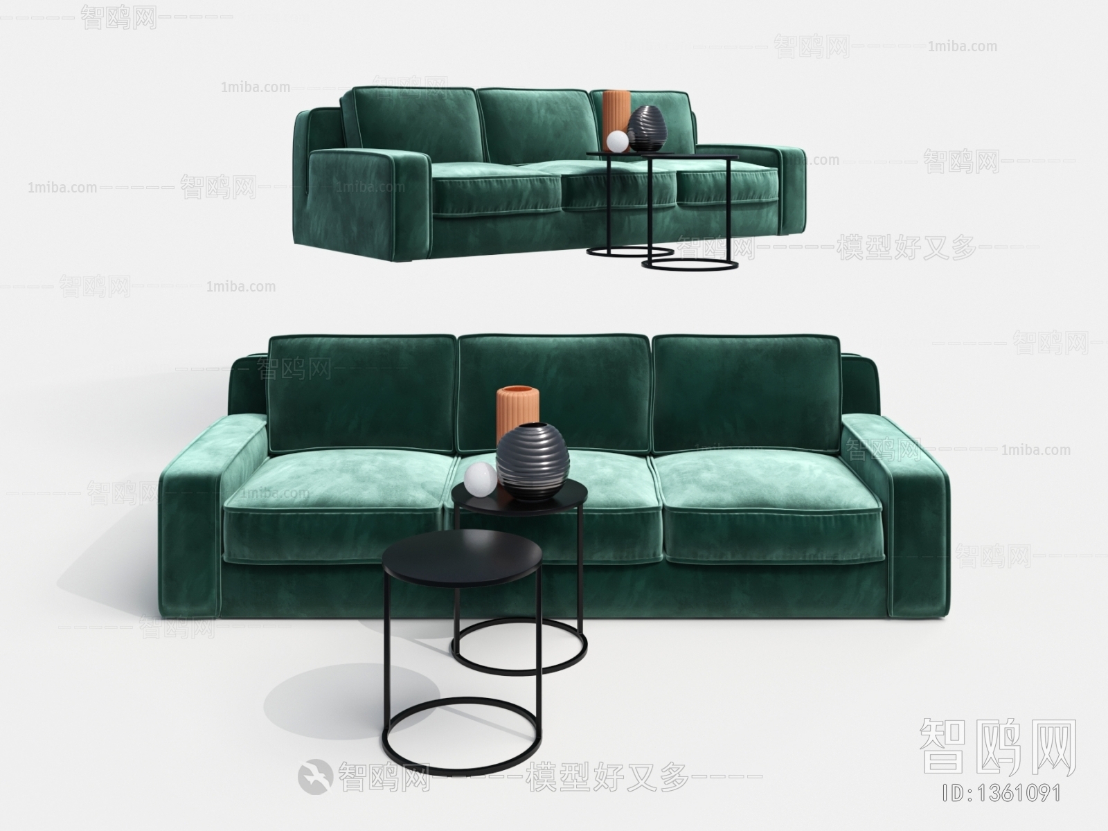 Modern Three-seat Sofa