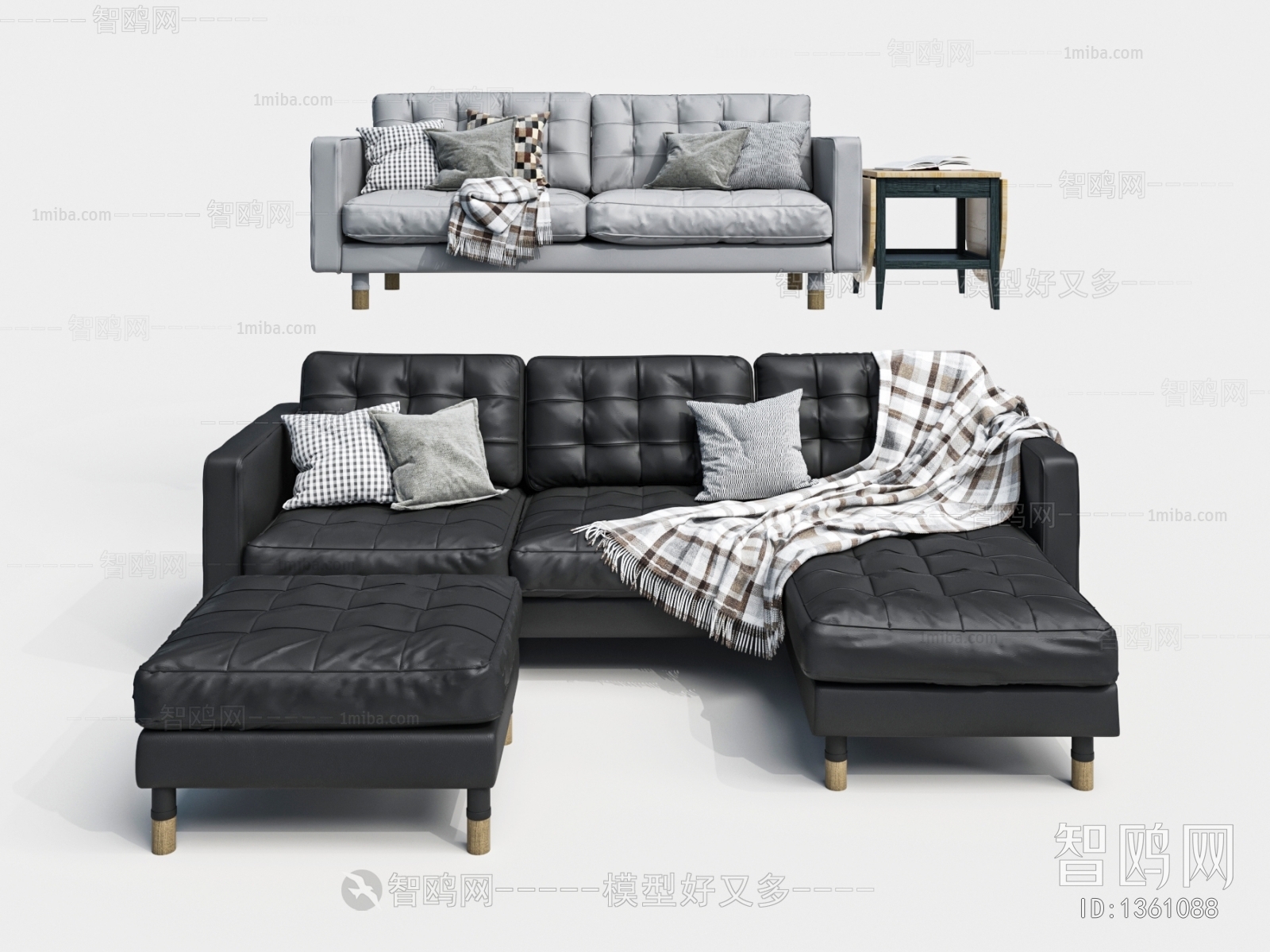 Modern Multi Person Sofa