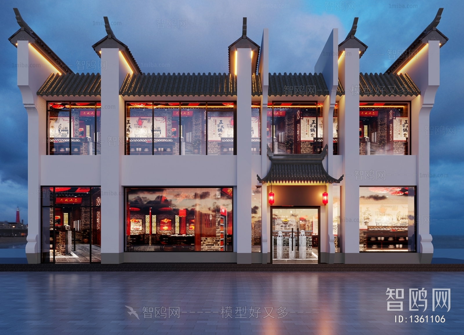 New Chinese Style Facade Element