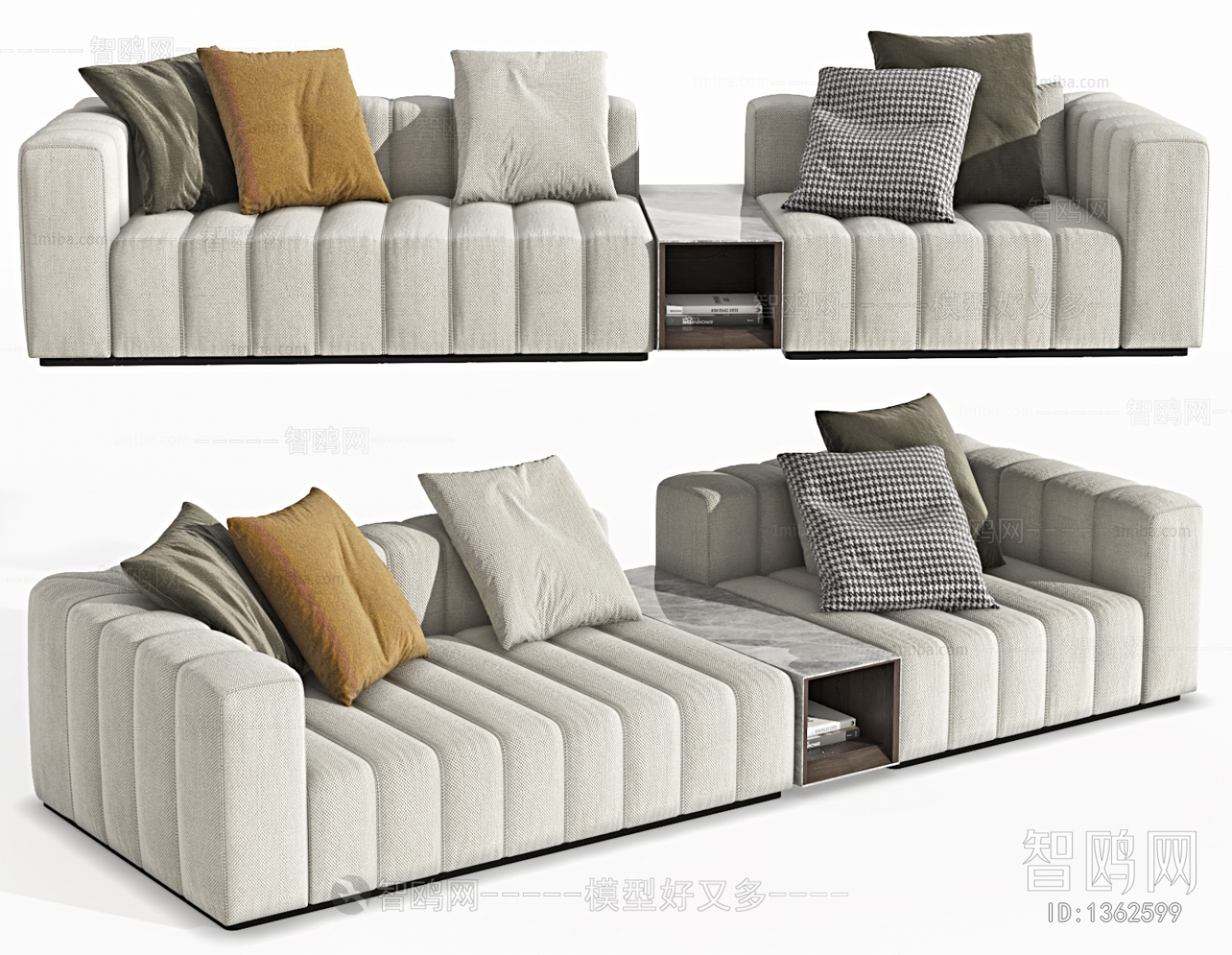 Modern Multi Person Sofa