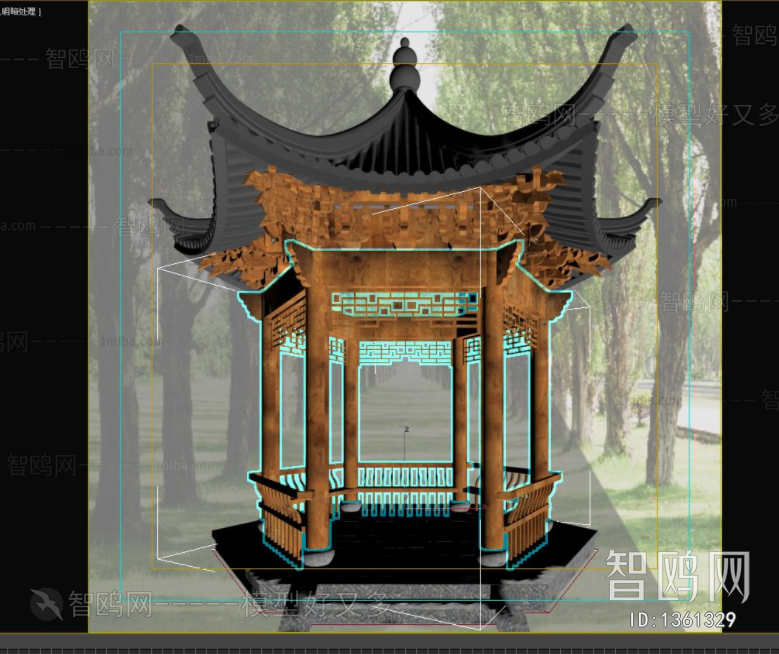 Chinese Style Building Component