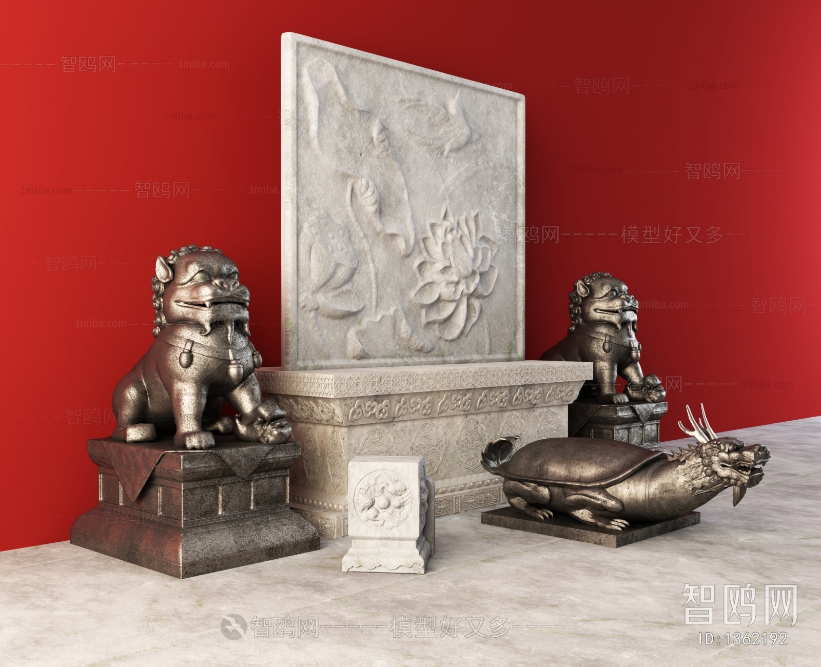 Chinese Style New Chinese Style Sculpture