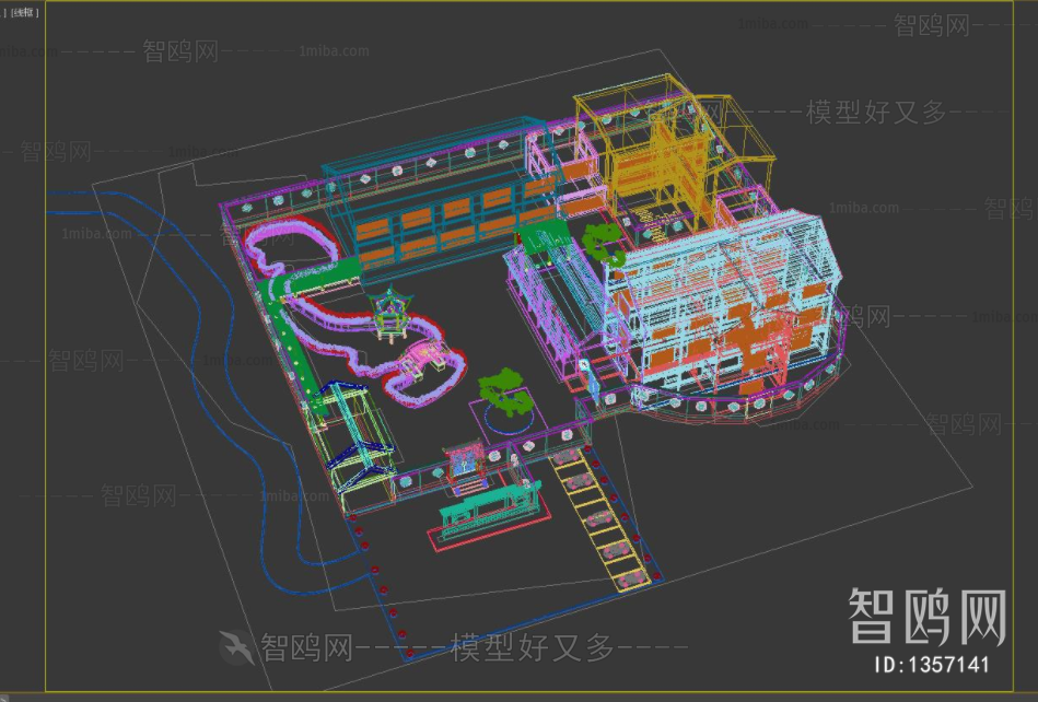 Chinese Style Architectural Bird's-eye View Planning