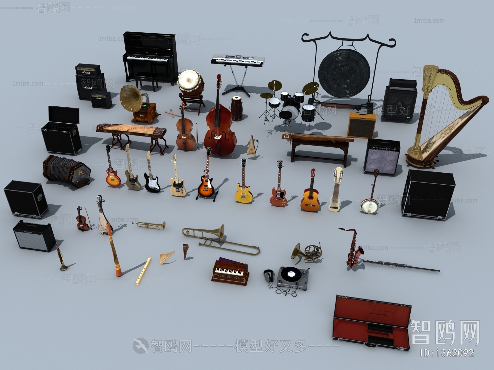 Simple European Style Music Equipment