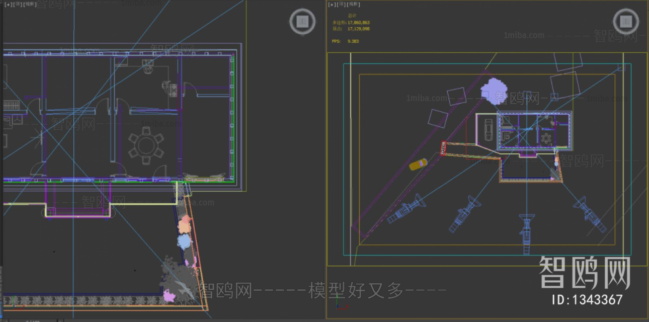 New Chinese Style Villa Appearance