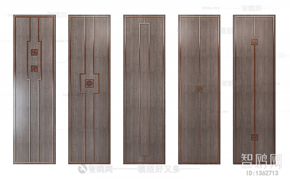 New Chinese Style Door Panel