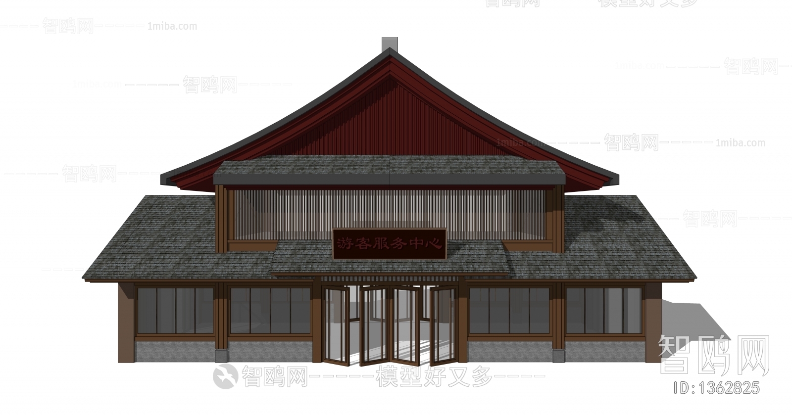 New Chinese Style Villa Appearance