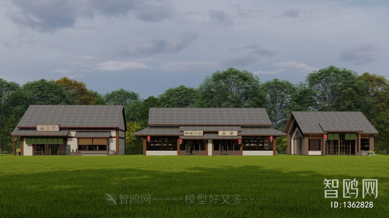 New Chinese Style Villa Appearance