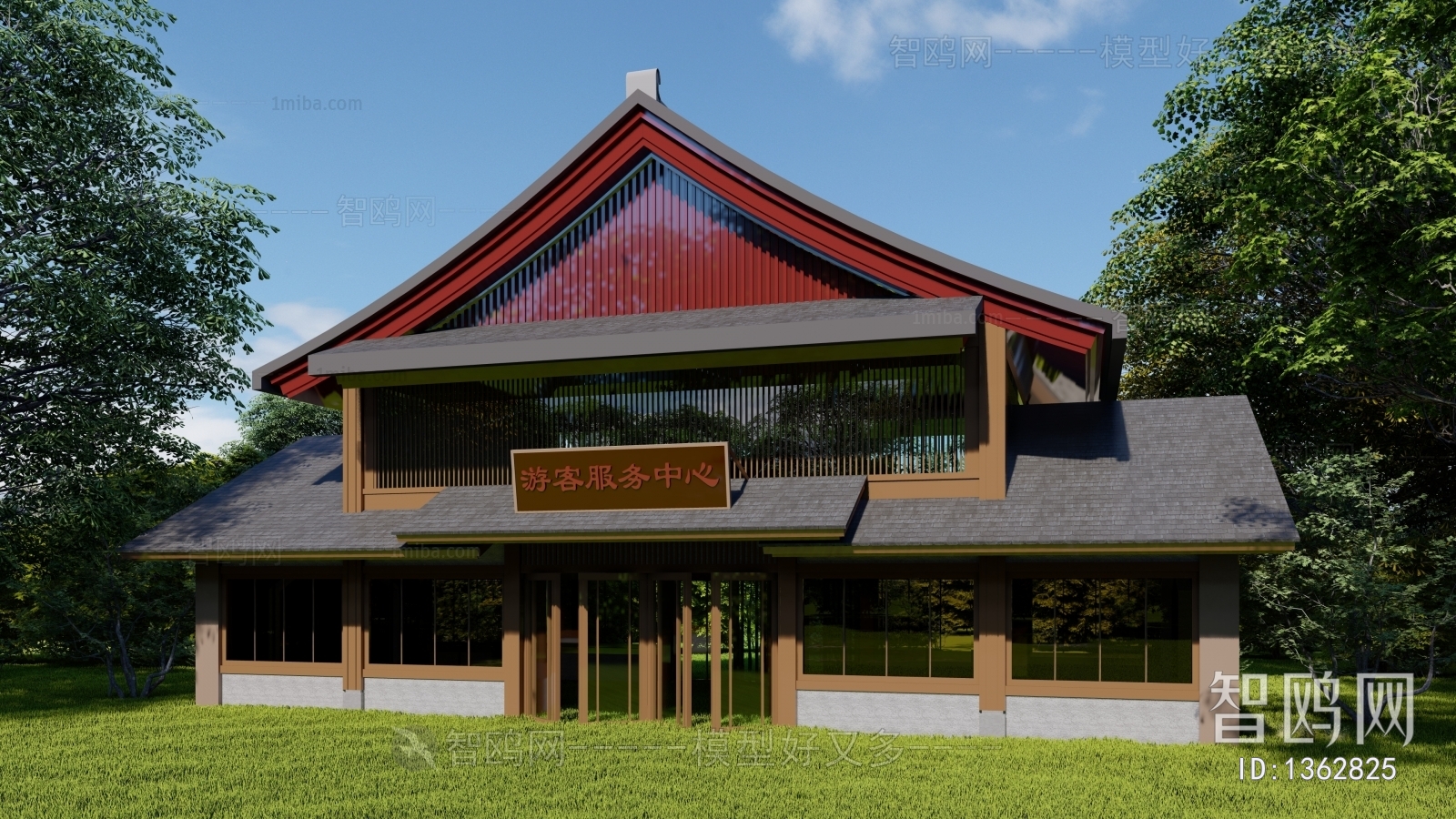 New Chinese Style Villa Appearance