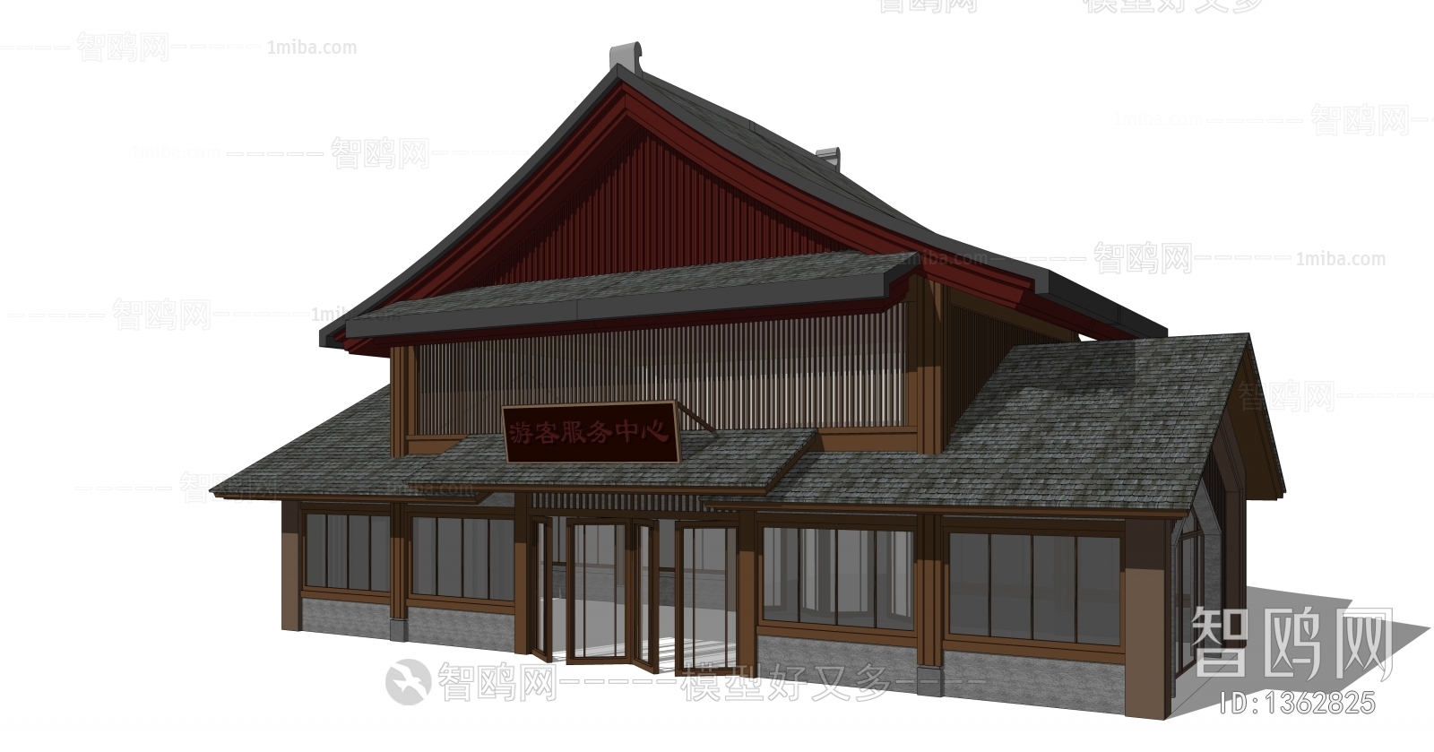 New Chinese Style Villa Appearance