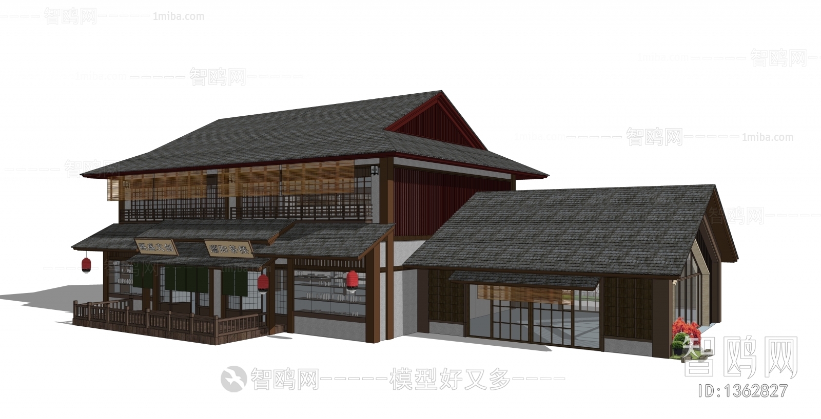 New Chinese Style Villa Appearance