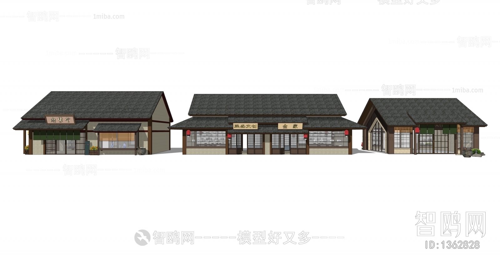 New Chinese Style Villa Appearance