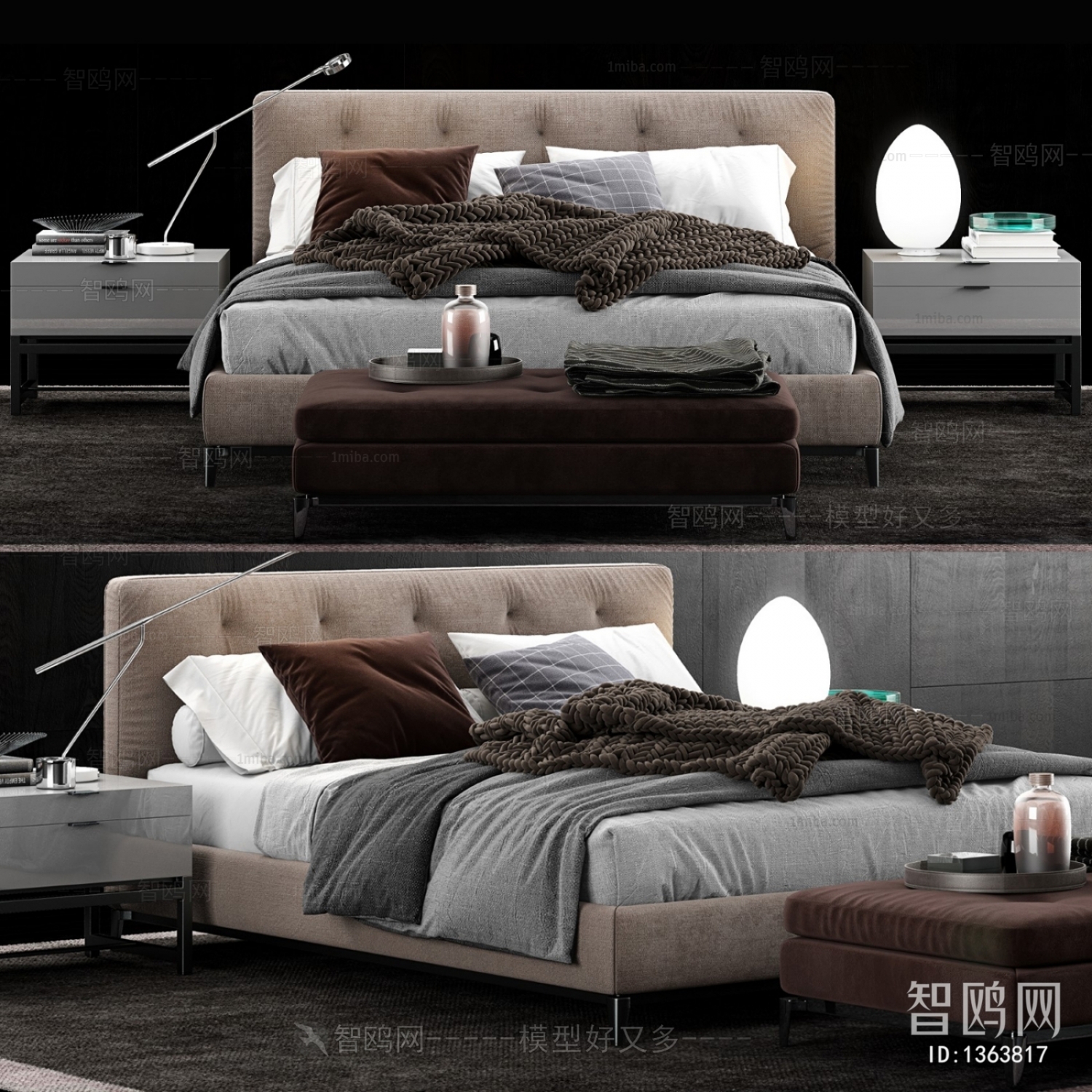 Modern Double Bed