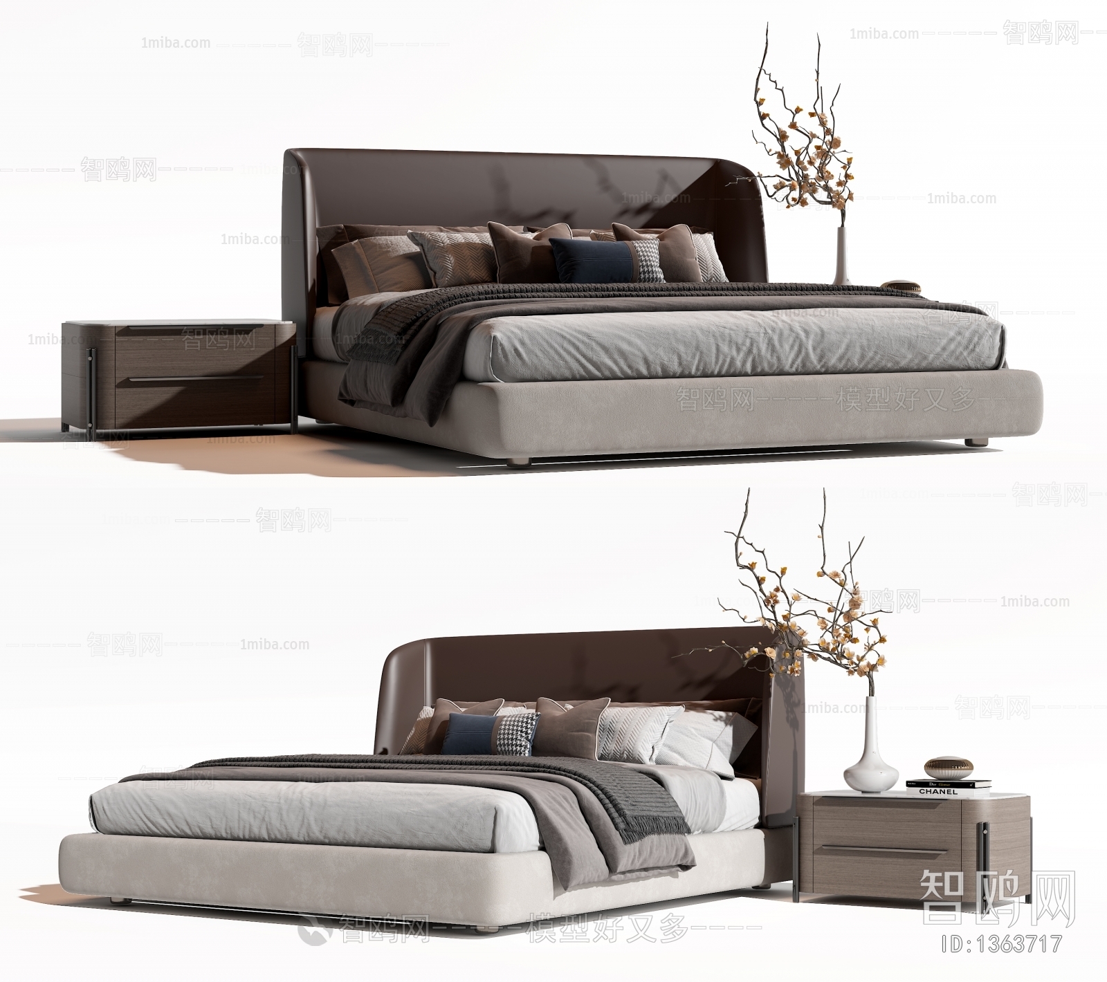 New Chinese Style Double Bed