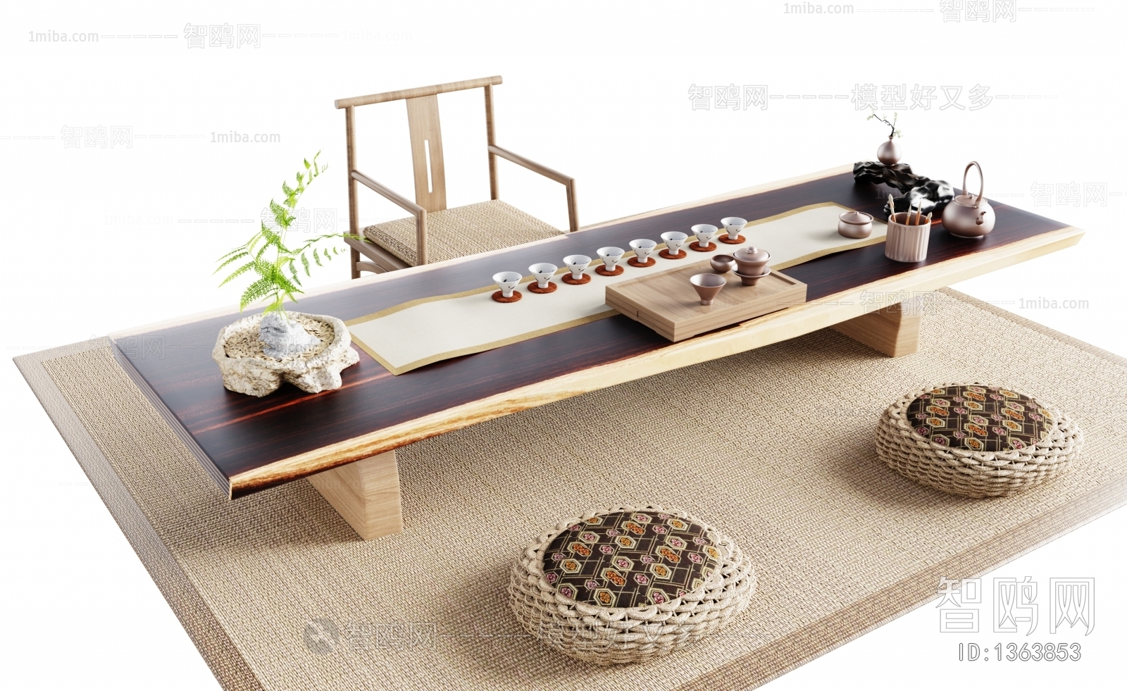 Japanese Style Tea Tables And Chairs