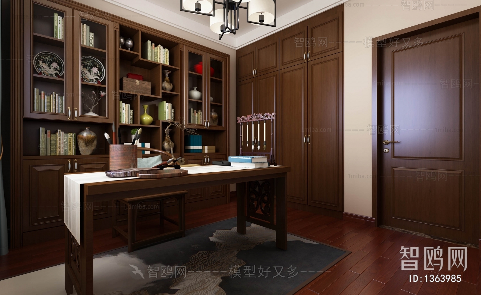 Chinese Style Study Space