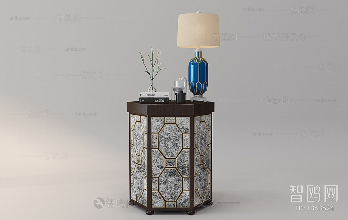 New Chinese Style Decorative Cabinet