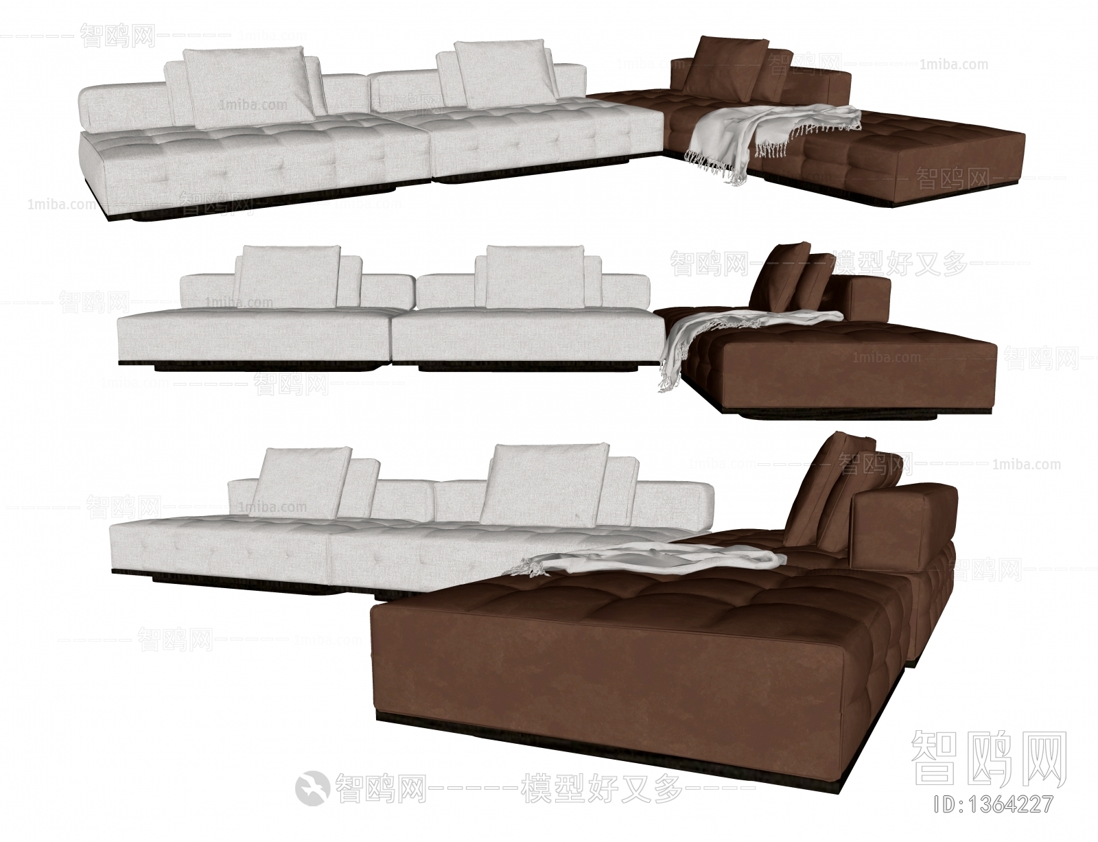 Modern Multi Person Sofa