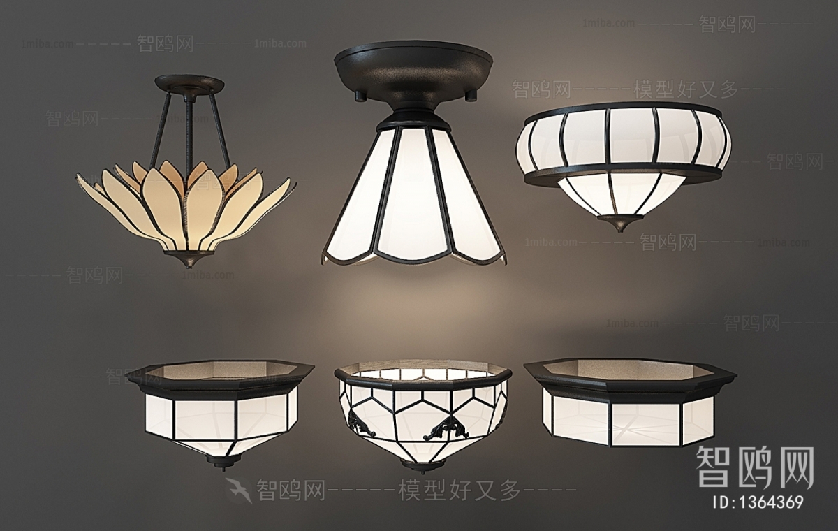 New Chinese Style Ceiling Ceiling Lamp