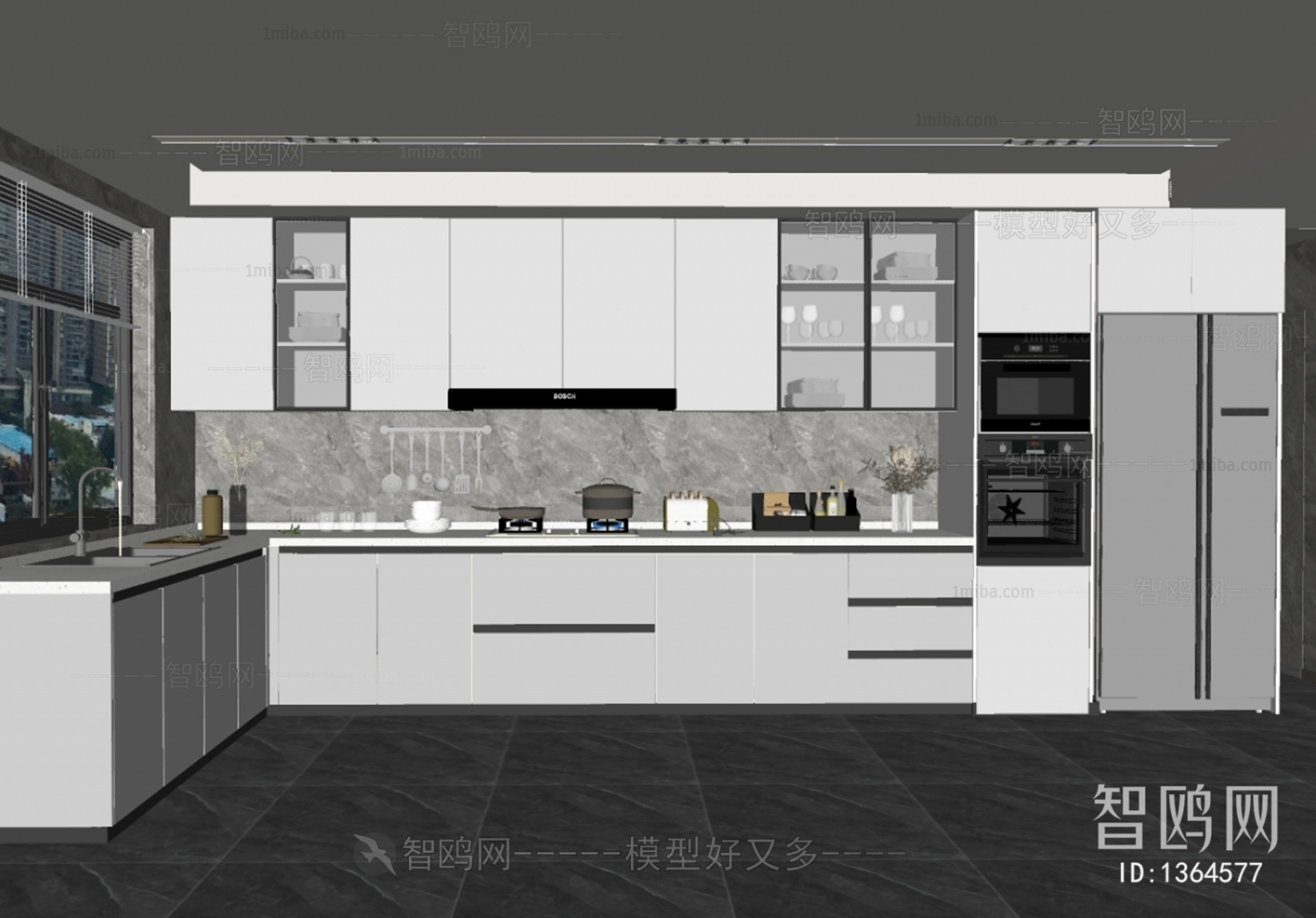 Modern The Kitchen