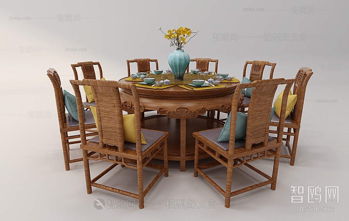 Chinese Style Dining Table And Chairs