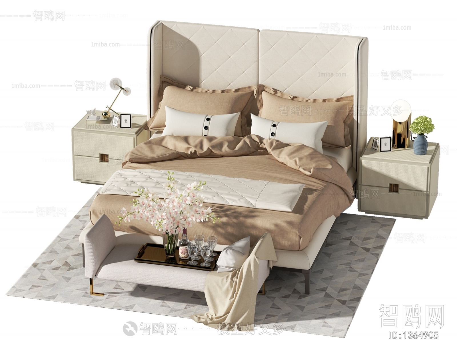 Modern Double Bed