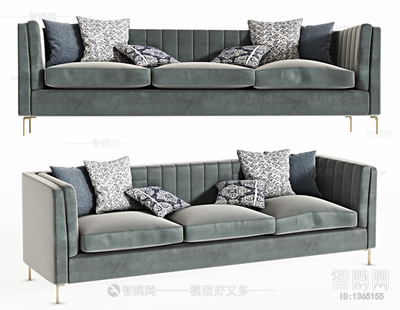 Modern Three-seat Sofa