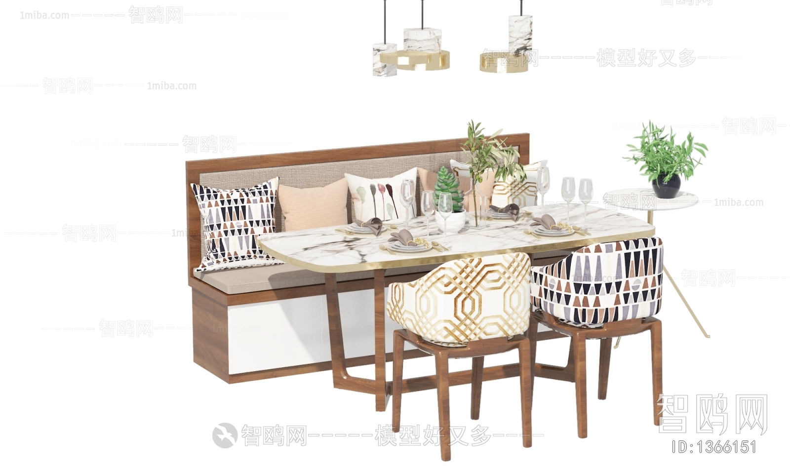 Nordic Style Dining Table And Chairs