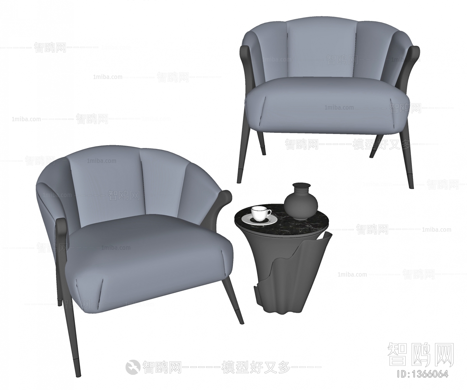 New Chinese Style Lounge Chair