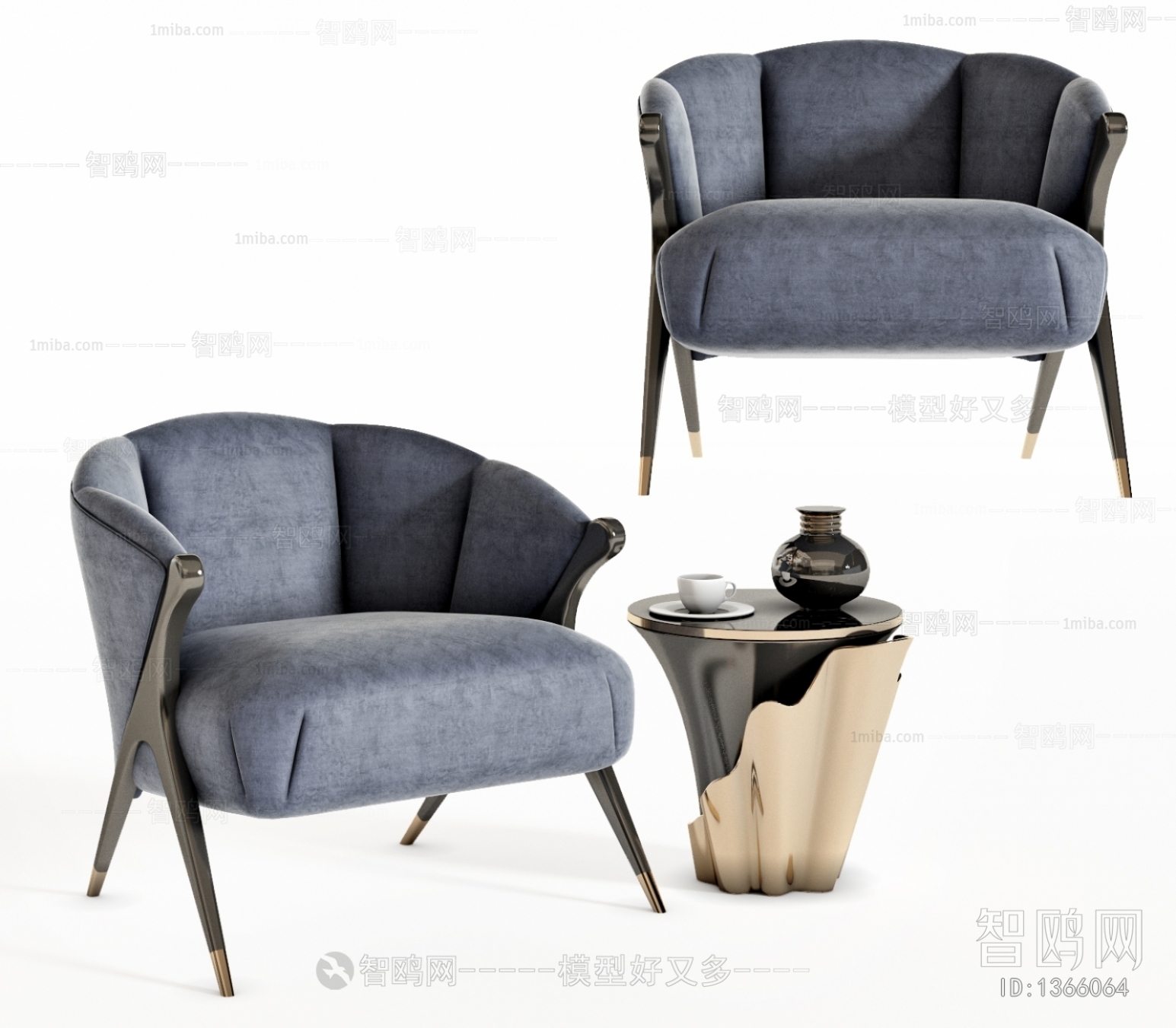 New Chinese Style Lounge Chair