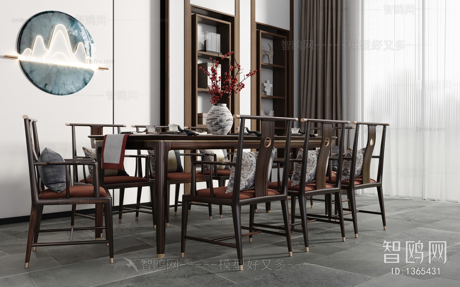 New Chinese Style Dining Table And Chairs