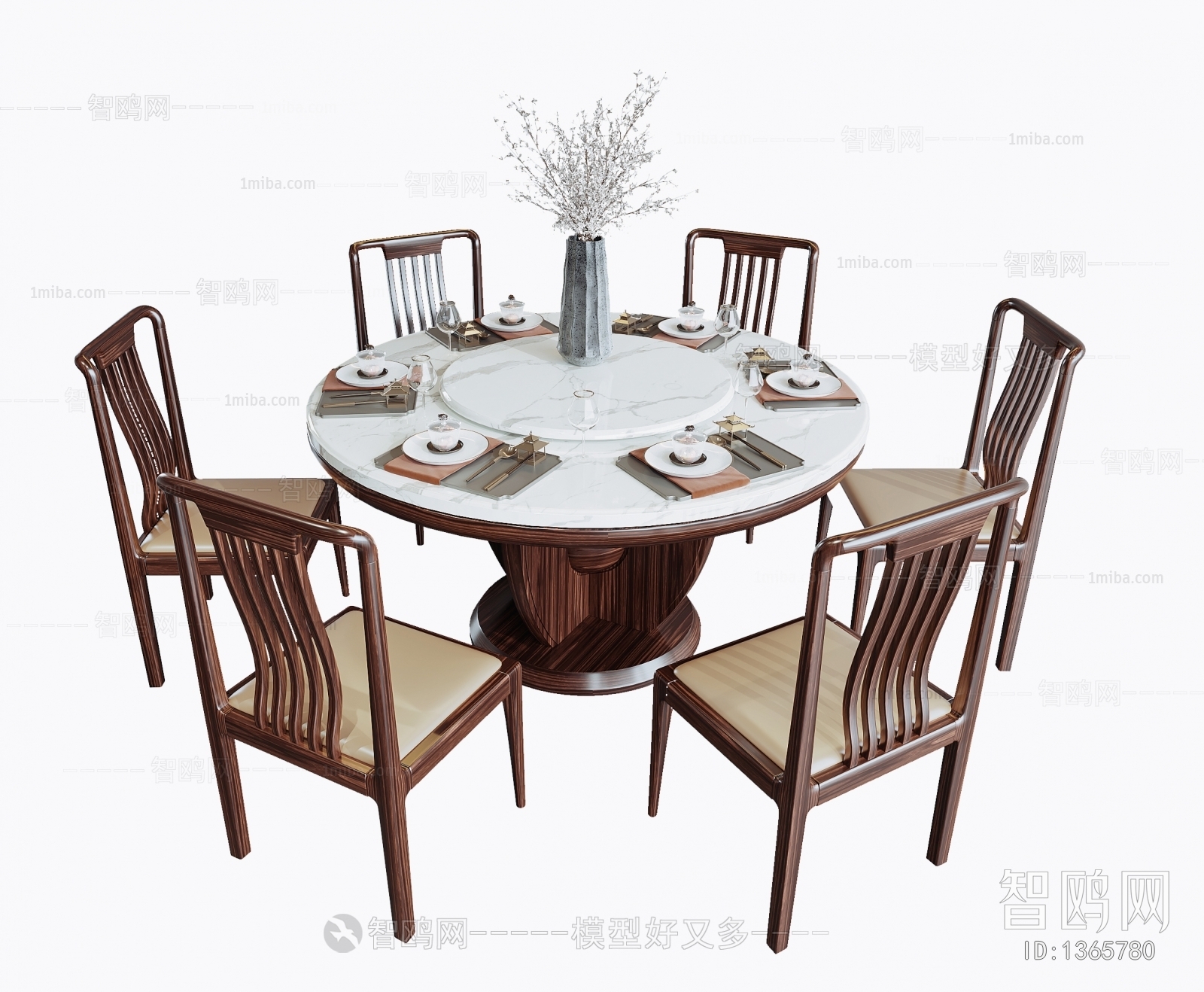 New Chinese Style Dining Table And Chairs