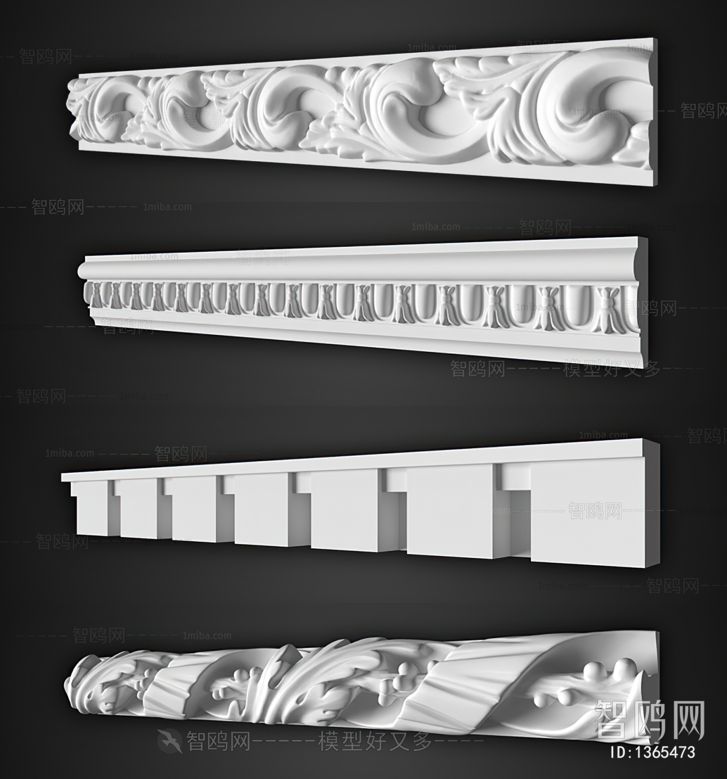 Simple European Style Carving