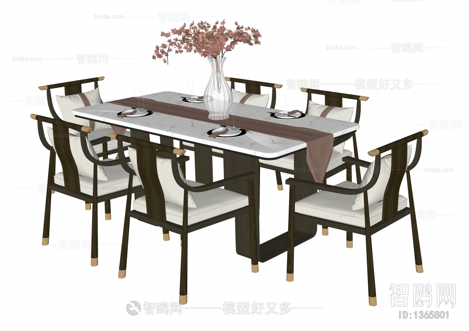 New Chinese Style Dining Table And Chairs