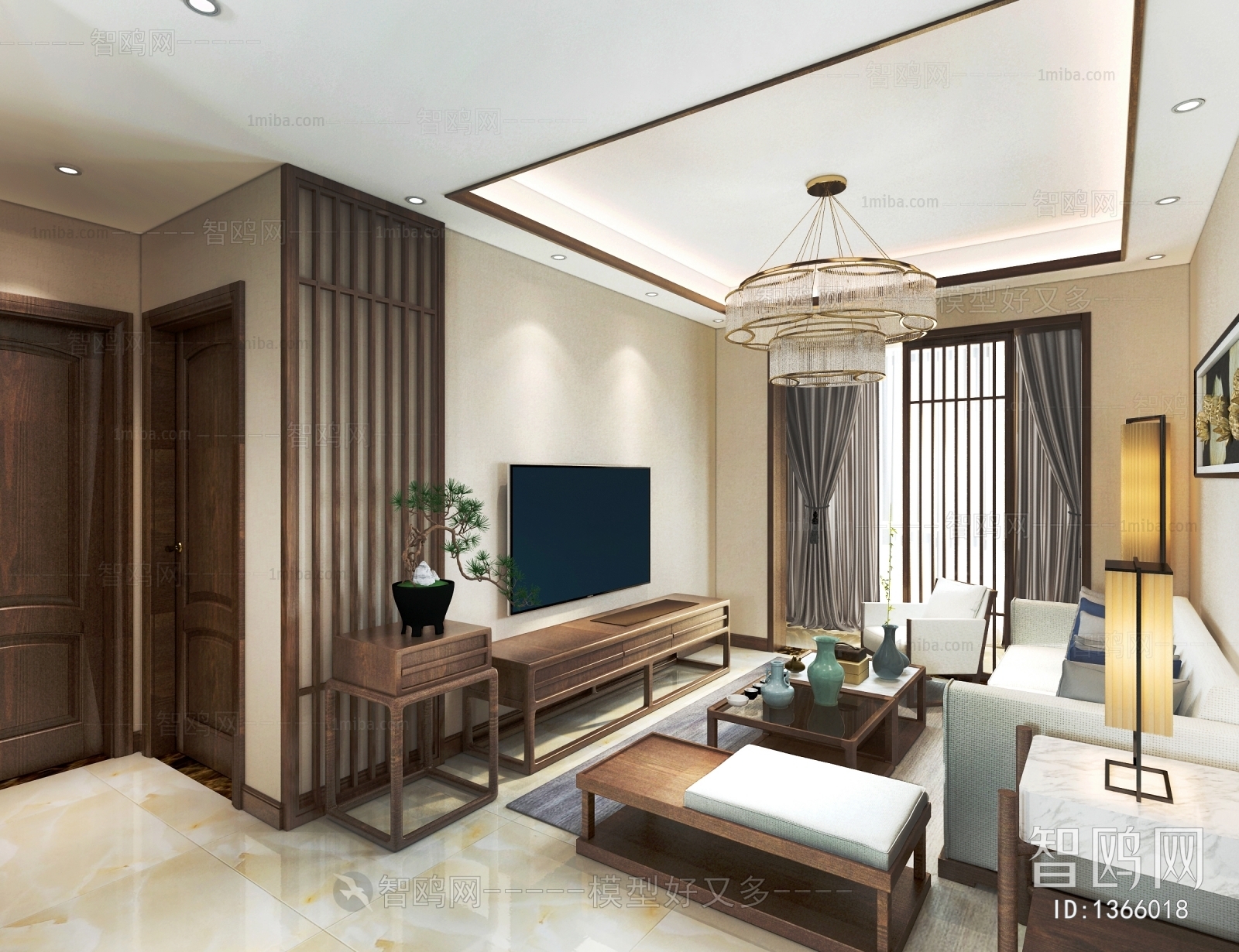 New Chinese Style Dining Room