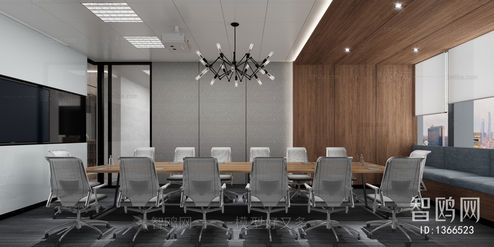 Industrial Style Meeting Room