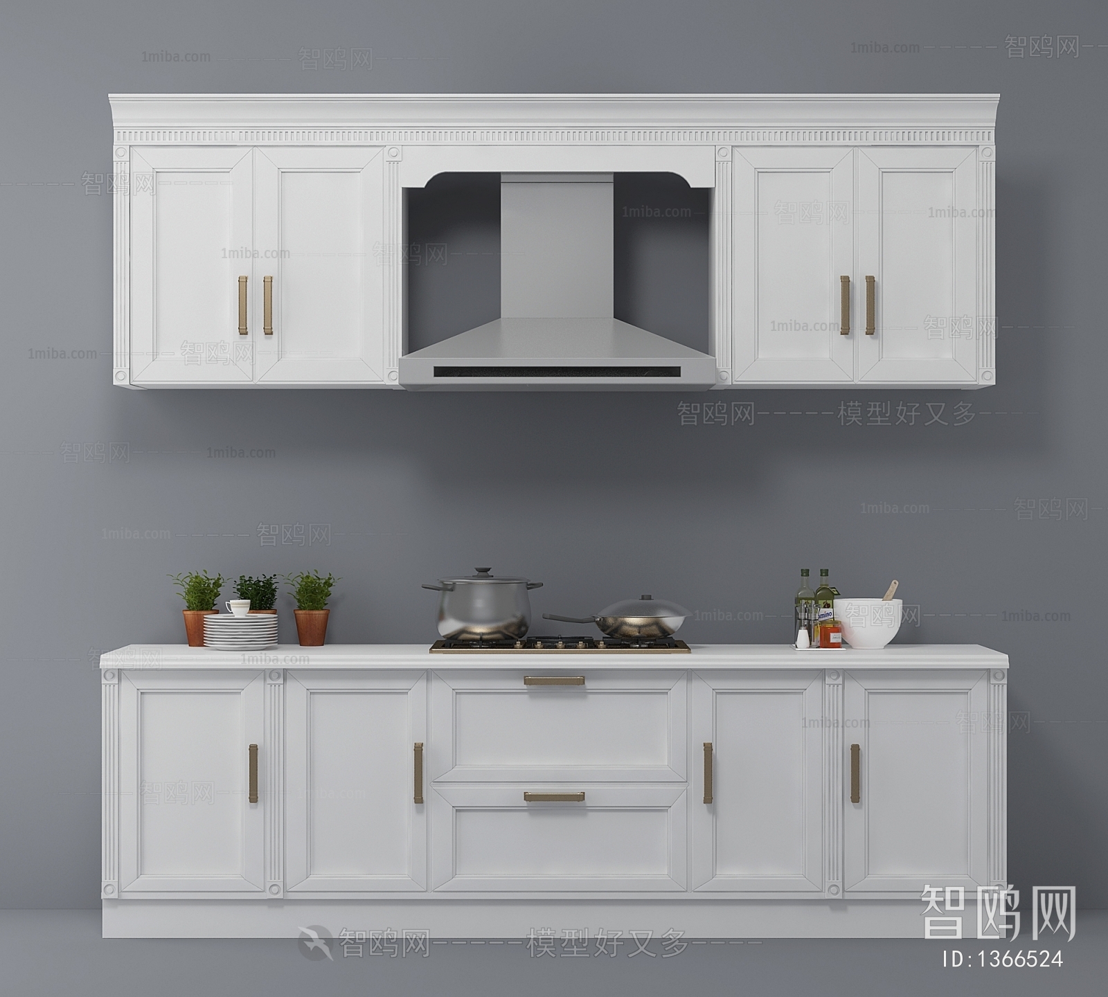 Modern Simple European Style Kitchen Cabinet