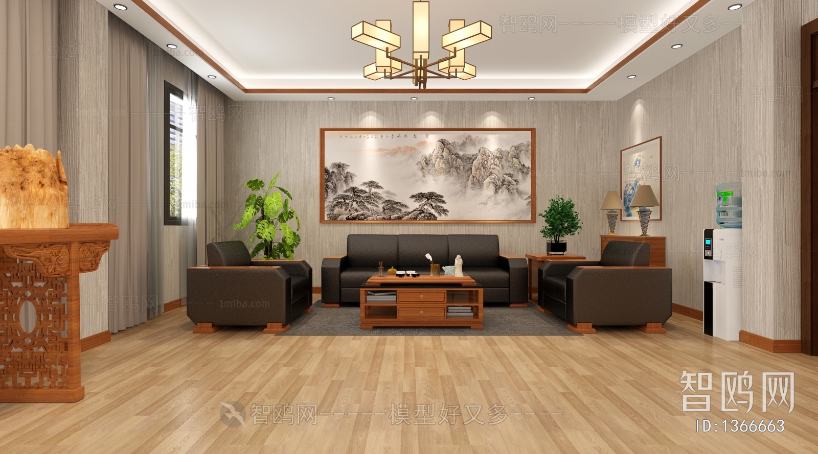 Chinese Style Manager's Office