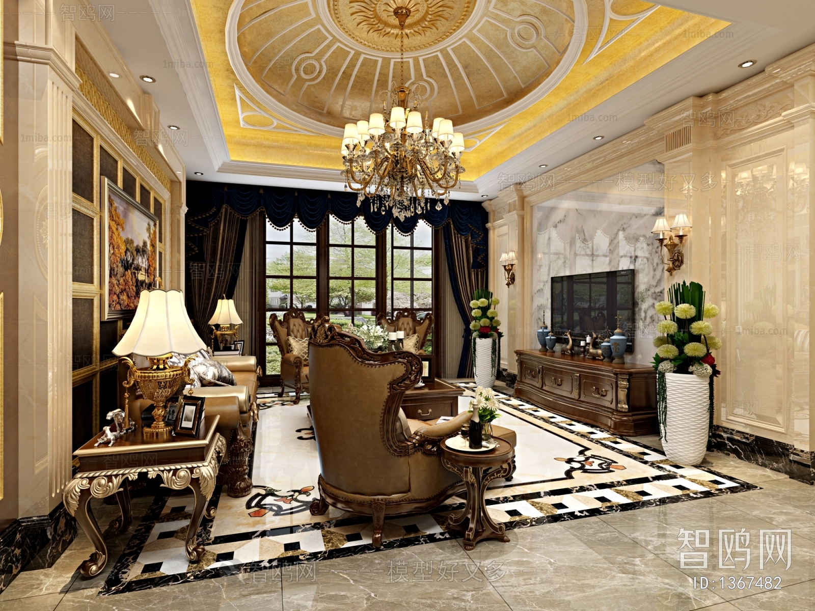 European Style Classical Style A Living Room