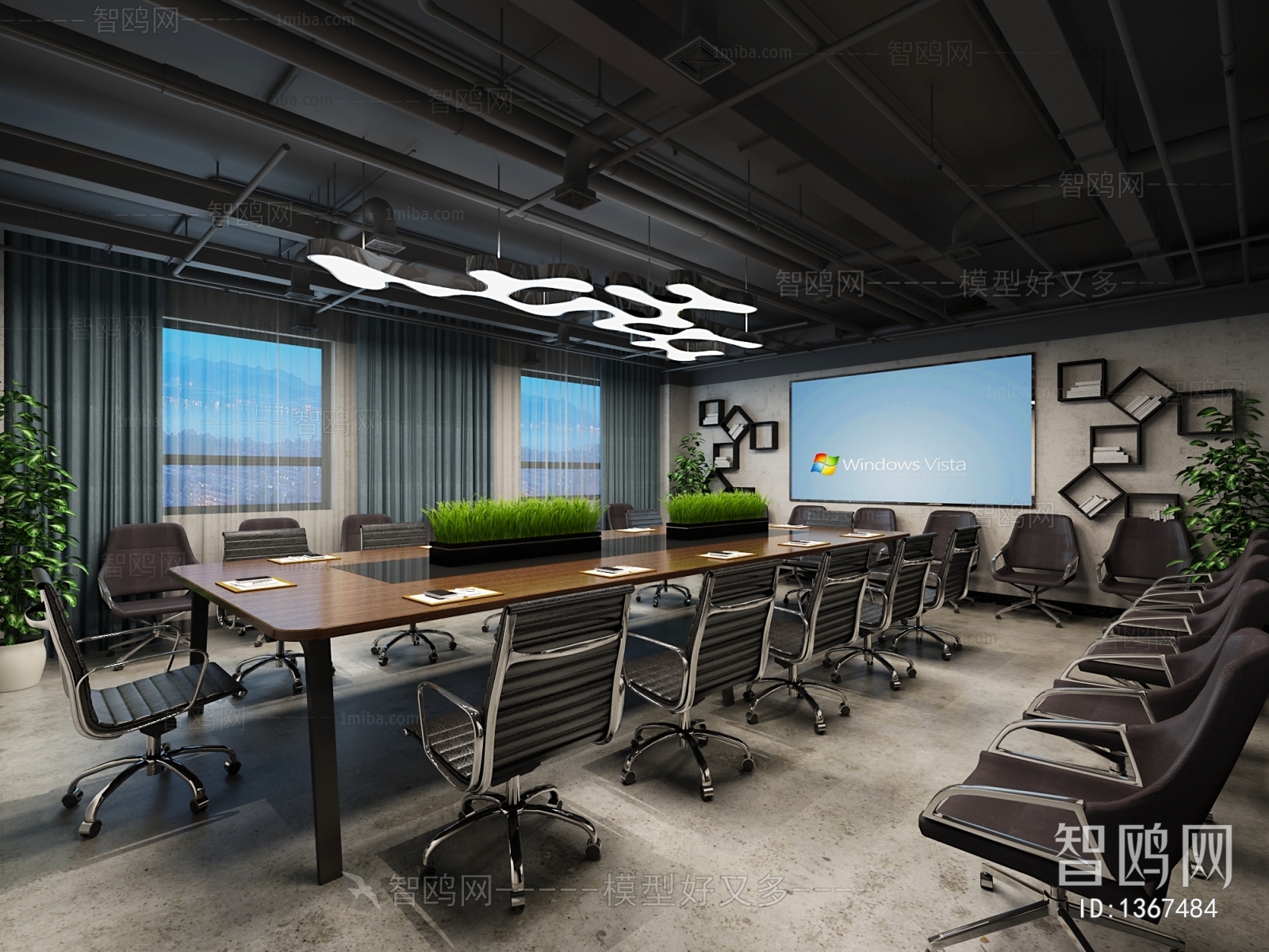 Industrial Style Meeting Room