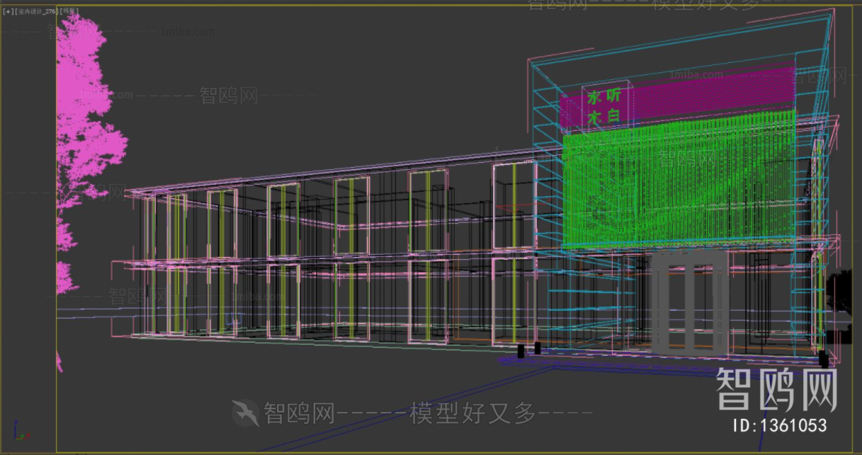 环境为后期-现代家装建材门面门头