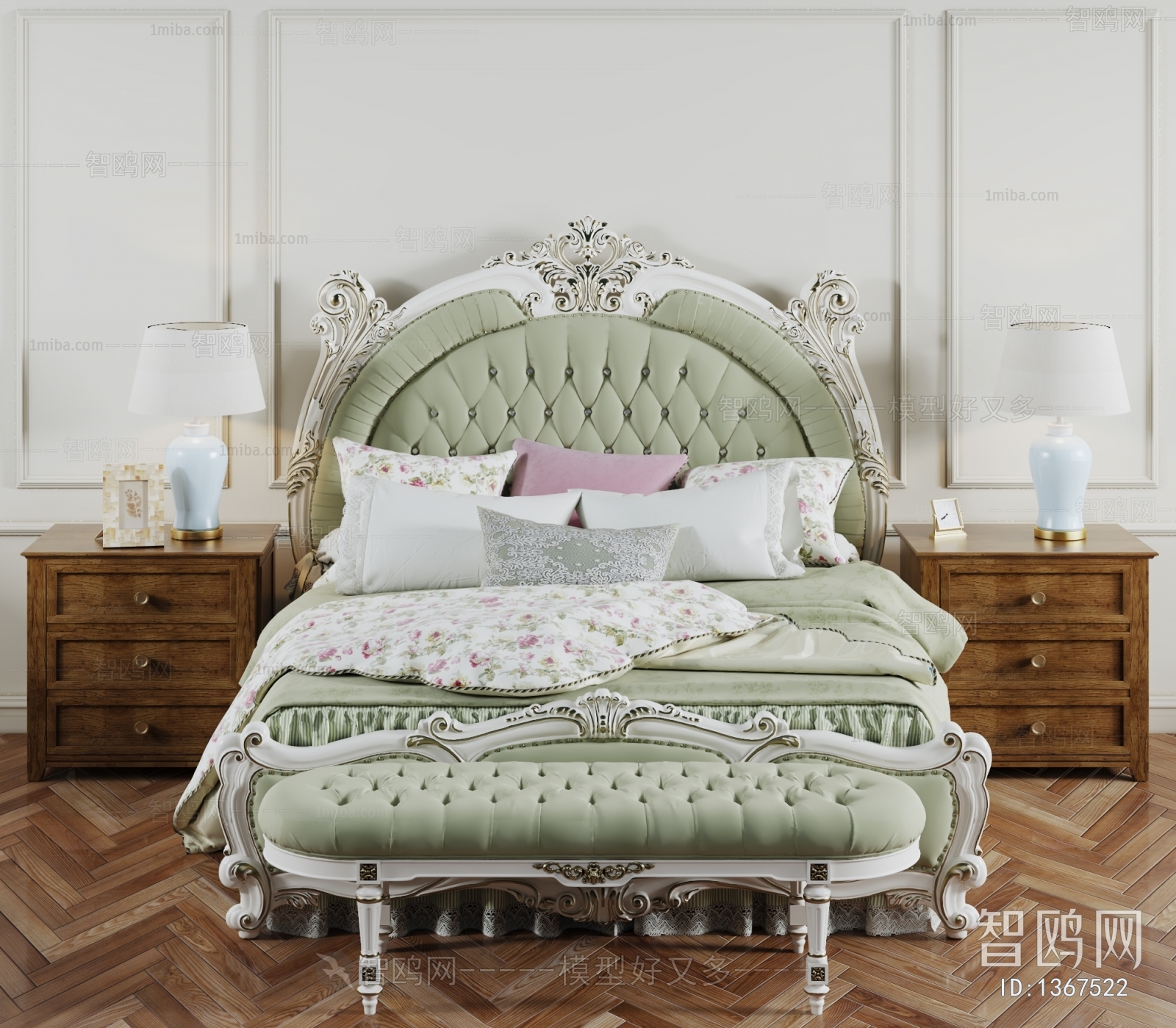 European Style French Style Double Bed