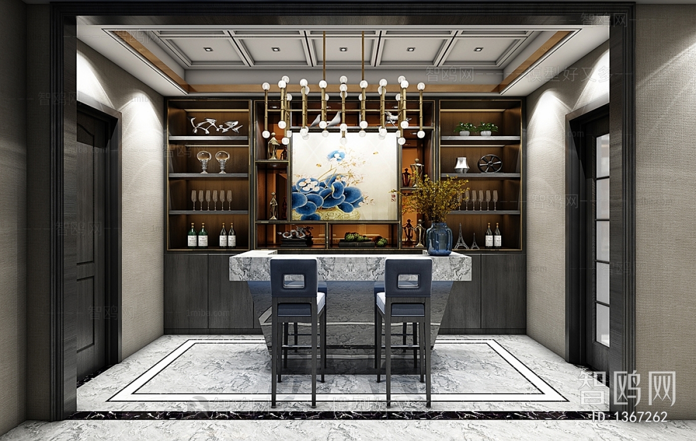 New Chinese Style Wine Cellar/Wine Tasting Room