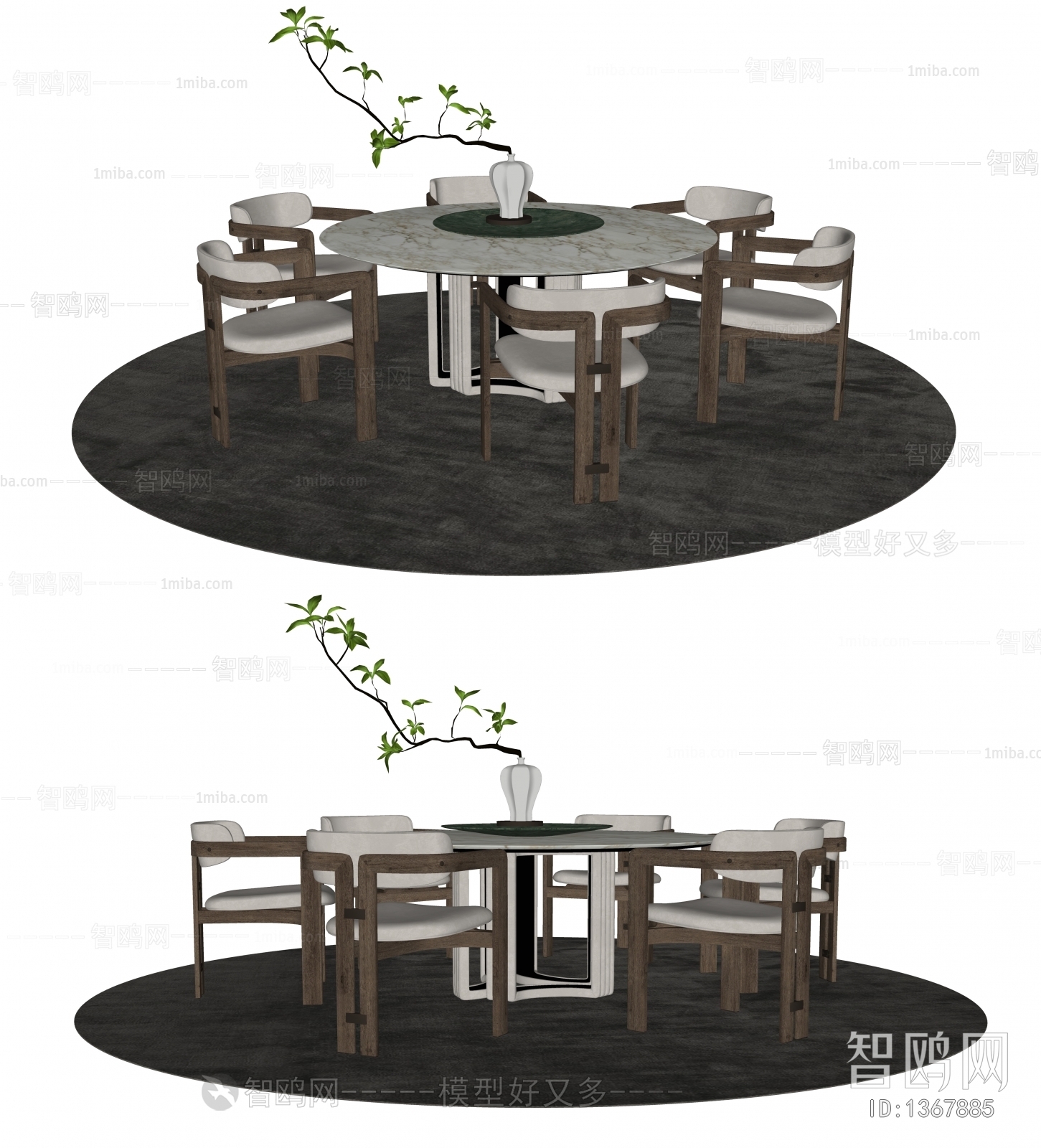 New Chinese Style Dining Table And Chairs